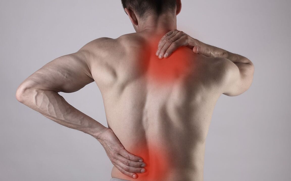Back pain is a sign of musculoskeletal system disease