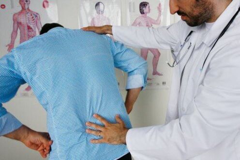 For the diagnosis of pain in the lumbar region, you must see a doctor