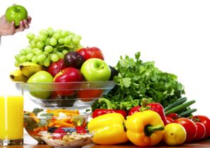 Fruits and vegetables -