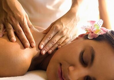 Massage for cervical spine osteochondrosis