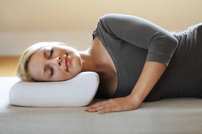 Sleep on orthopedic pillows as prevention of cervical osteochondrosis