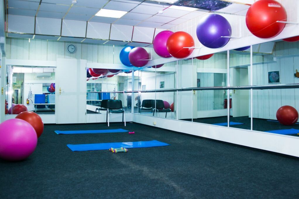 A training therapy room